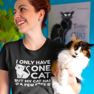 Jag har bara en katt T-skirt T Shirt