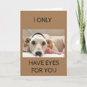 JAG HAR BARA ETT "ÖGA FÖR DIG"-KORT KORT