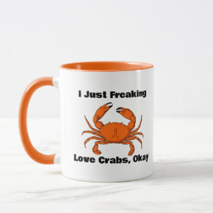 Jag har bara fryst Kärlek krabbor, okej, Crab Coff Mugg