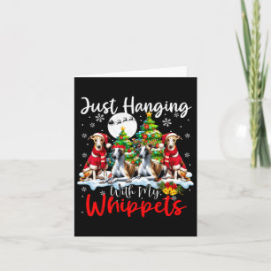 Jag har bara med mina piskor Julafton tre jultomte Kort