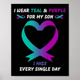 Jag har Bära och Lila för min son jag saknar varje Poster