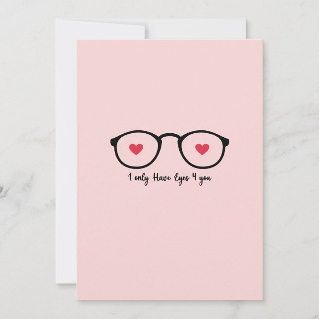 Jag har bara ögon för dig julkort (Framsida)