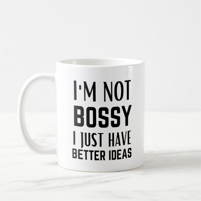 Jag har bättre idéer. kaffemugg (Vänster)