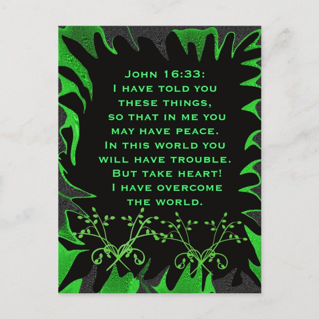 Jag har berättat för er det här sak-vykortet vykort (Framsida)