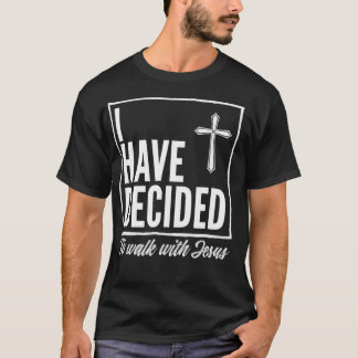 Jag har bestämt mig för att gå med Jesus Baptism G T Shirt