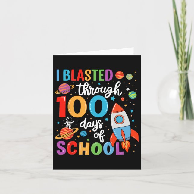 Jag har blastat i 100 dagar med skolpojkar 100 dag kort (Framsida)