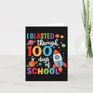 Jag har blastat i 100 dagar med skolpojkar 100 dag kort