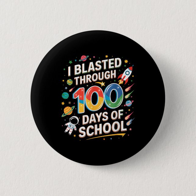 Jag har blastat under 100 dagar i skolan 100 dagar knapp (Framsida)