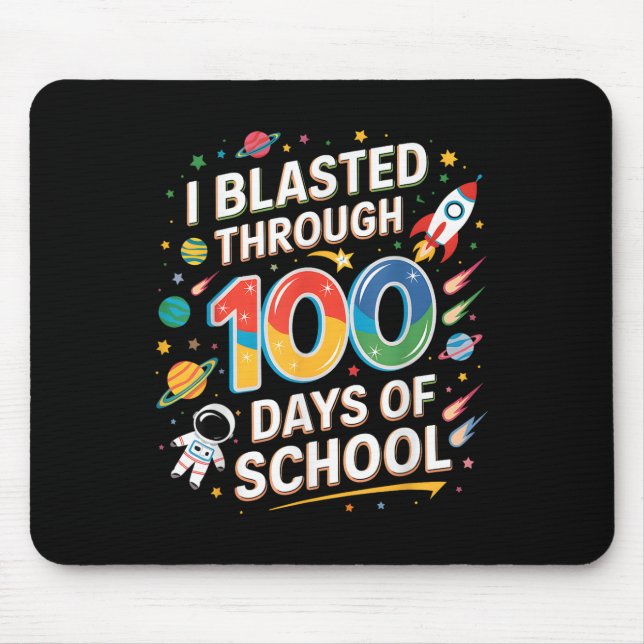 Jag har blastat under 100 dagar i skolan 100 dagar musmatta (Framsidan)