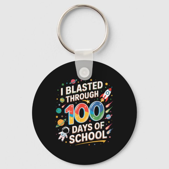 Jag har blastat under 100 dagar i skolan 100 dagar nyckelring (Framsida)