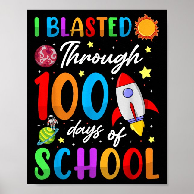 Jag har blastat under 100 dagar med 100 dagars tea poster (Framsidan)