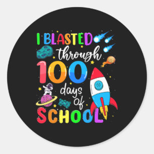 Jag har blastat under 100 dagar med 100 dagars tea runt klistermärke