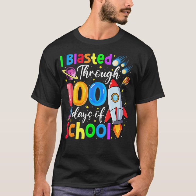 Jag har blastat under 100 dagar med 100 dagars tea t shirt (Framsida)