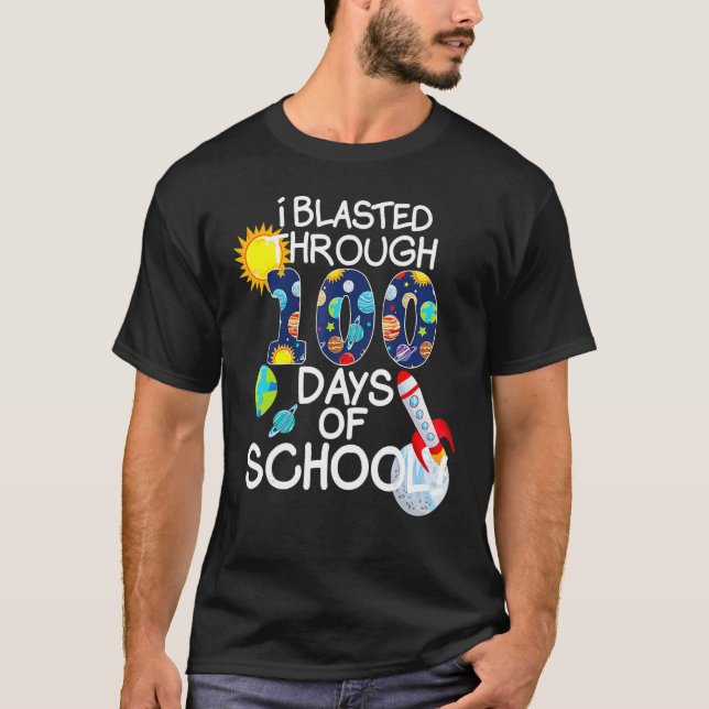 Jag har blastat under 100 dagar med 100 dagars tea t shirt (Framsida)