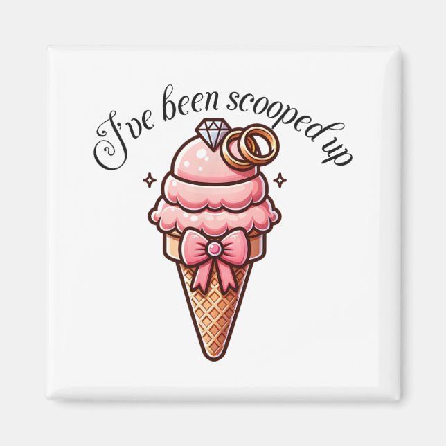 Jag har blivit upplockad bröllopsdusch med Coquett Magnet (Framsidan)