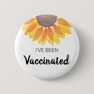 Jag har blivit vaccinerad Button Knapp