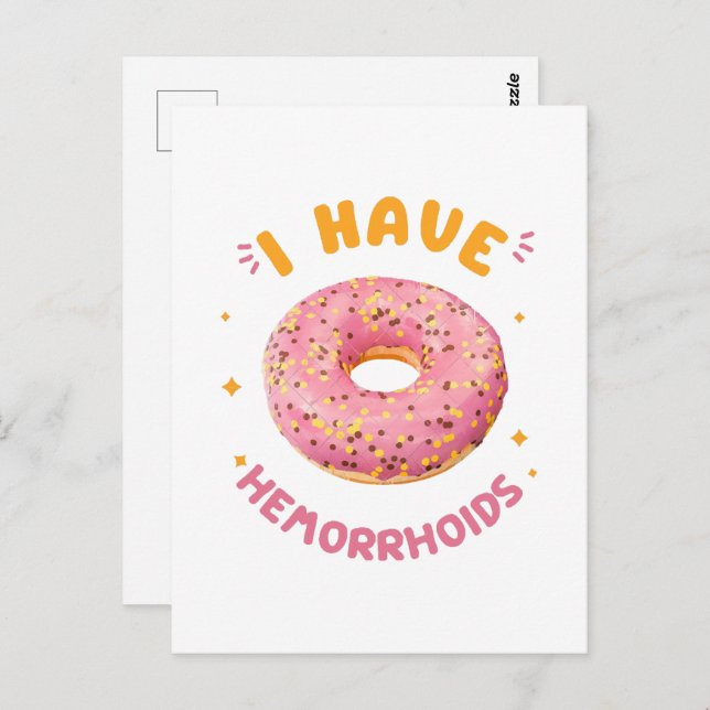 Jag har blödarsjuka vykort (Fram/baksida)