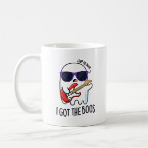 Jag Har Boos Funny Halloween Music Ghost Pun Kaffemugg
