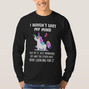 Jag har Borttappad att tänka på att hälften av det T Shirt