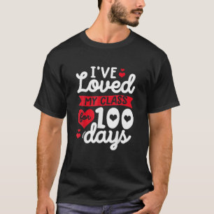 Jag har bott i min klass i 100 dagar med skollärar t shirt