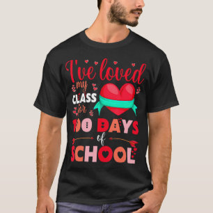 Jag har bott i min klass i 100 dagar med skollärar t shirt