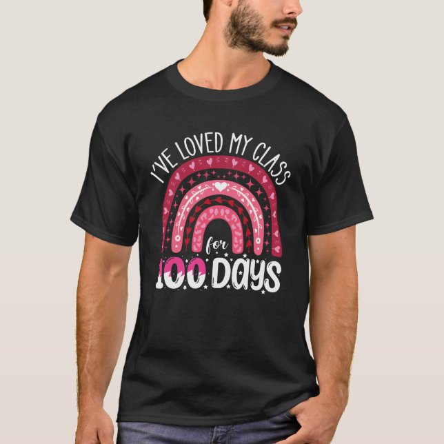 Jag har bott i min klass i 100 dagar skolan t shirt (Framsida)