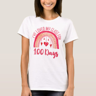 Jag har bott i min klass i 100 dagars Regnbågslära T Shirt