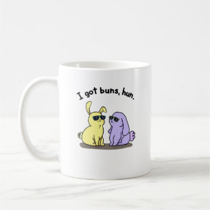 Jag Har Buns Hun Funny Bunny Rabbit Pun Kaffemugg