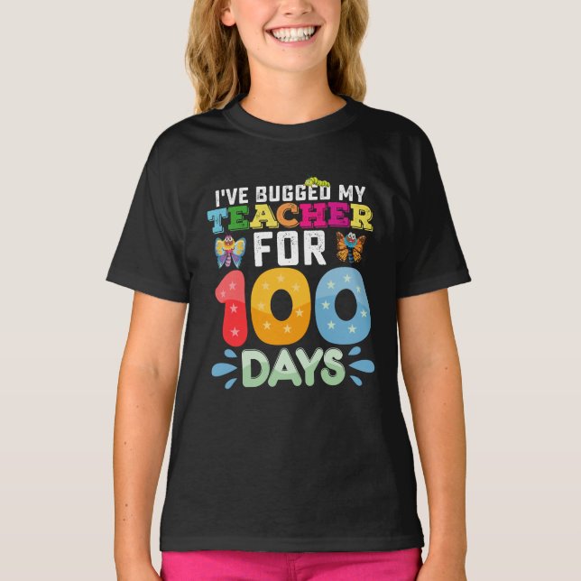 Jag har byggt min lärare i 100 dagar i Kryp T Shirt (Framsida)
