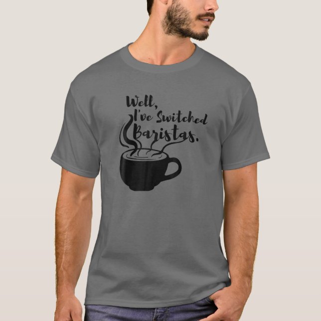 Jag har bytt ut Baristas Funny Coffee Awards S T Shirt (Framsida)