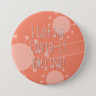 Jag Har Covid-19-vaccinet, lax Knapp