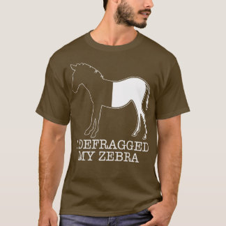 Jag har defragmenterat min Zebra-programmerare T Shirt
