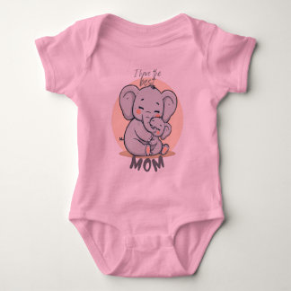 Jag har den bästa MAMMA – Rosa spädbarnskrypare T Shirt