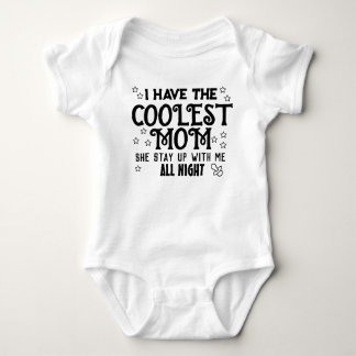 Jag Har Den Coolaste Mamman Baby bodysuits T Shirt