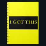 Jag HAR den här roliga motivationstypografin Anteckningsbok<br><div class="desc">Jag HAR den här roliga motivationstypografin</div>