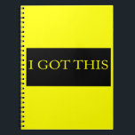 Jag HAR den här roliga motivationstypografin Anteckningsbok<br><div class="desc">Jag HAR den här roliga motivationstypografin</div>