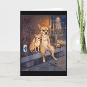Jag Har Den Hunden I Mig Rolig Chihuahua Rökande Ö Kort