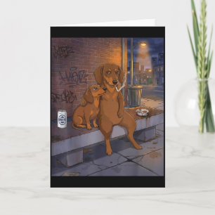 Jag Har Den Hunden I Mig Rolig Dachshund Rökande Ö Kort