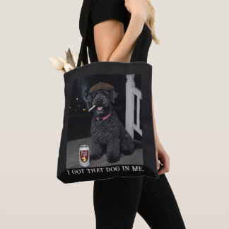 Jag Har Den Hunden I Mig, Rolig Kerry Blue Terrier Tygkasse