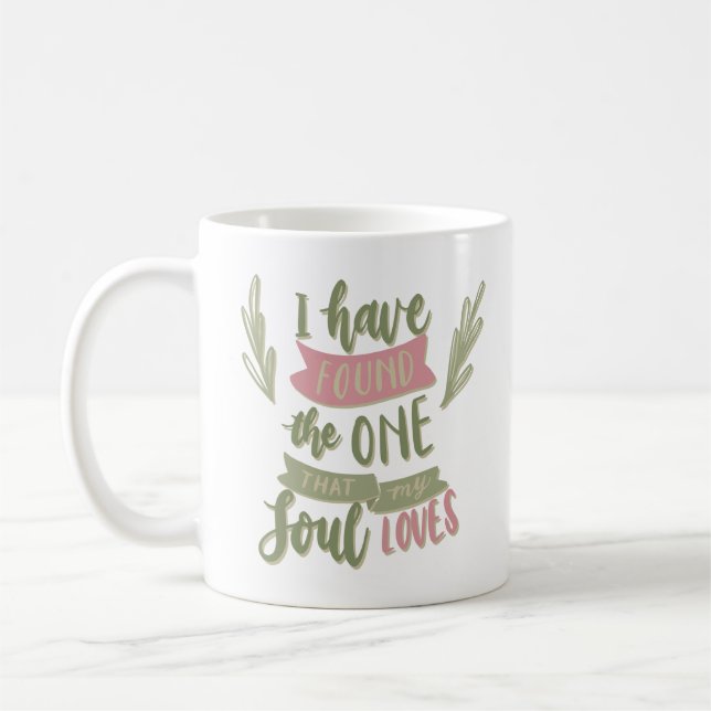 Jag har den som min själ kärlek kaffemugg (Vänster)