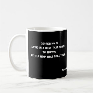 Jag har depression_ Body mot Mind Kaffemugg