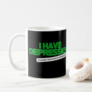 Jag har Depression Neon Black Plain CTFOD Mugg