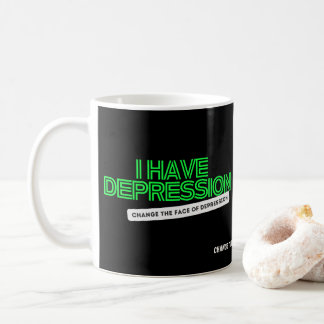Jag har Depression Neon Black Plain CTFOD Mugg
