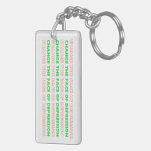Jag har Depression_ Neon Keychain