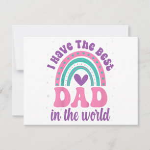 Jag har det bästa Pappa i World Småbarn Girl. Spara Datumet