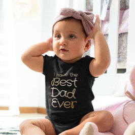 Jag har det bästa pappa någonsin svarta guld t shirt
