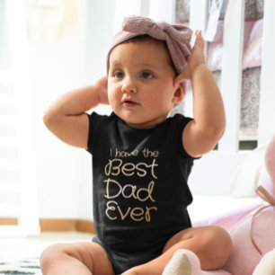 Jag har det bästa pappa någonsin svarta guld t shirt