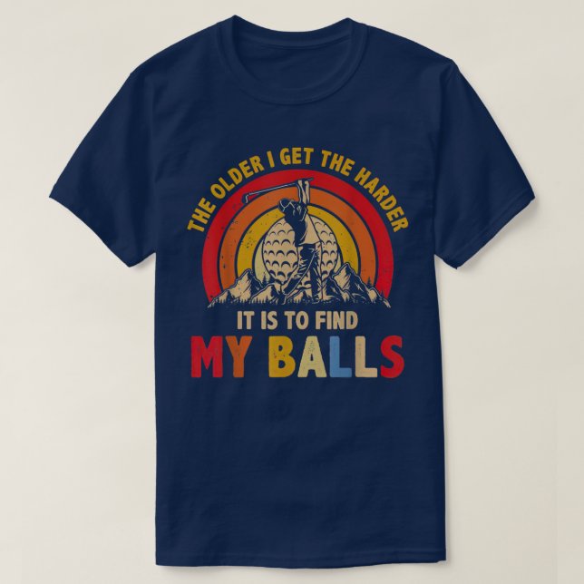 Jag har det svårare att hitta mitt Bollar T Shirt (Design framsida)