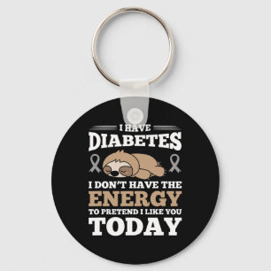 Jag har diabetes som jag inte har energin nyckelring