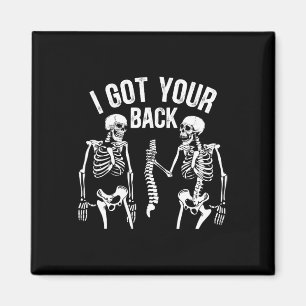 Jag Har din Ck-funny Skeleton Spine Halloween Cost Magnet